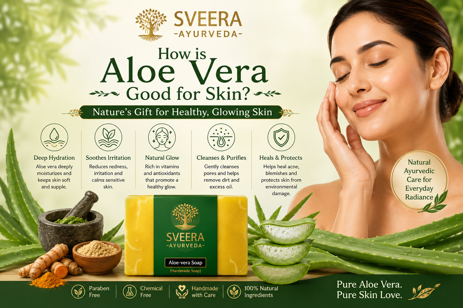 Sveera Aloe Vera Soap