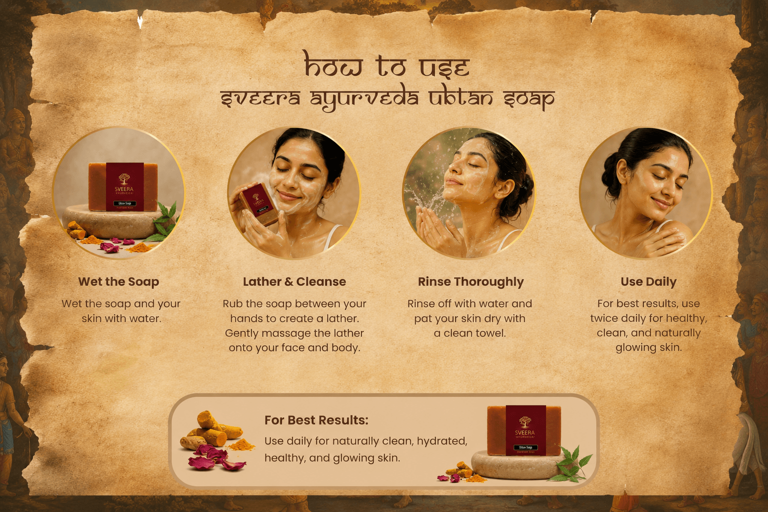Sveera Ubtan Soap